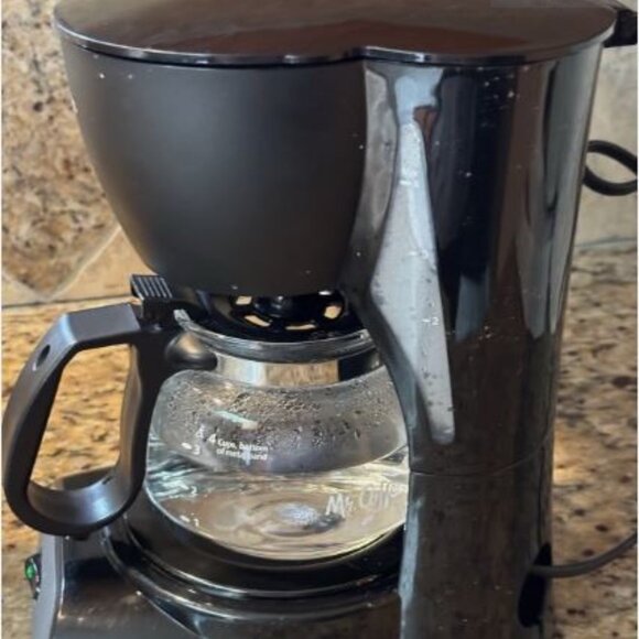 Mr. Coffee Compact 4 Cup Switch Drip Coffee Maker | Black & Stainless Steel - Picture 5 of 6